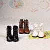 PU Leather Doll Boots Casual Wear Doll Leather Shoes Humanoid 1/6 Doll Shoes  Children's Toy