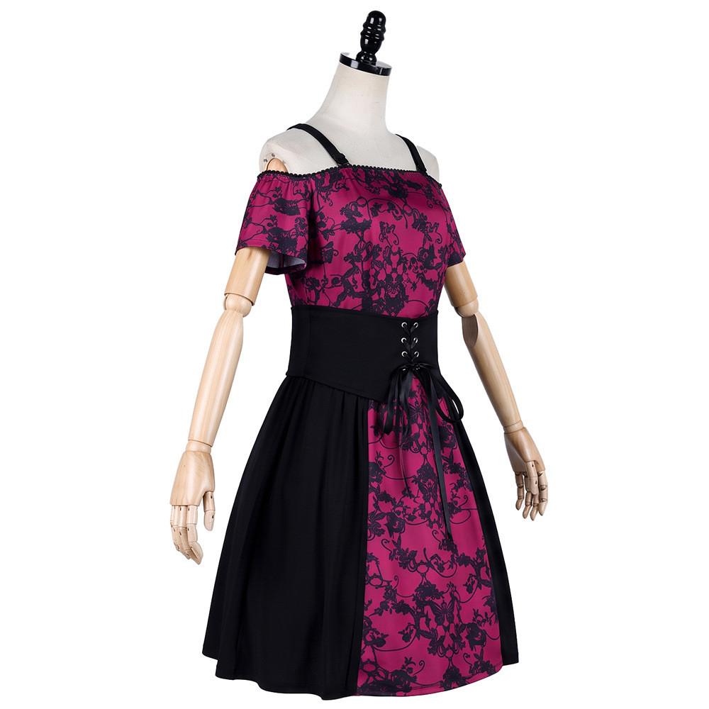 Fustă Scurtă de Vampir Gotic Halloween Cosplay Costum Pentru Femei