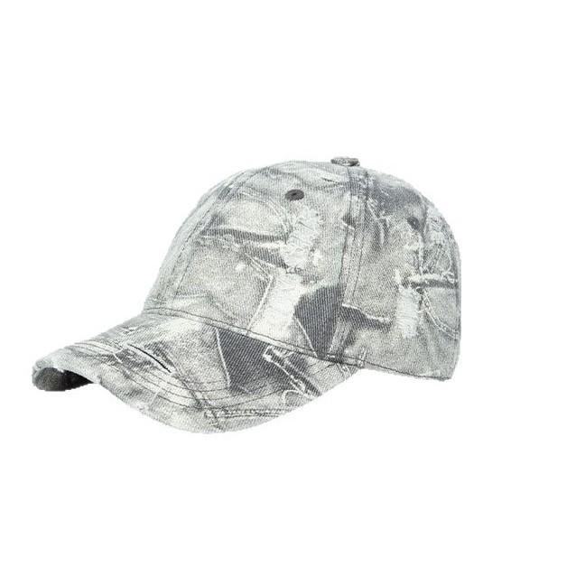 American Retro Street Old Niche Denim Baseball Cap Men and Women Shopping Sunshade Graffiti Trendy Baseball Cap Versatile