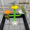Wear Resistant Bird Cage Platform Space Saving Parrot Training Platform  for Small Birds