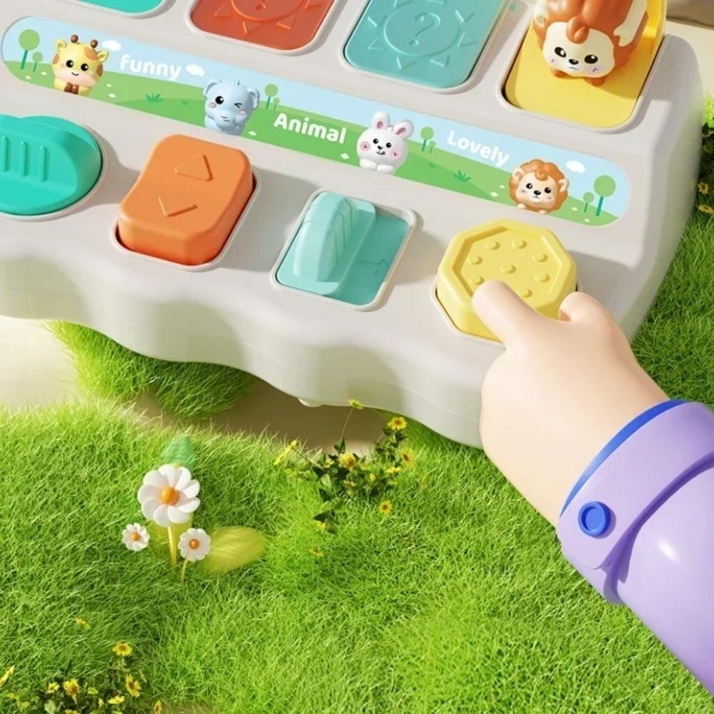 Montessori Interactive Pop-up Switch Box Animal Toys and Learning Boxes  Children