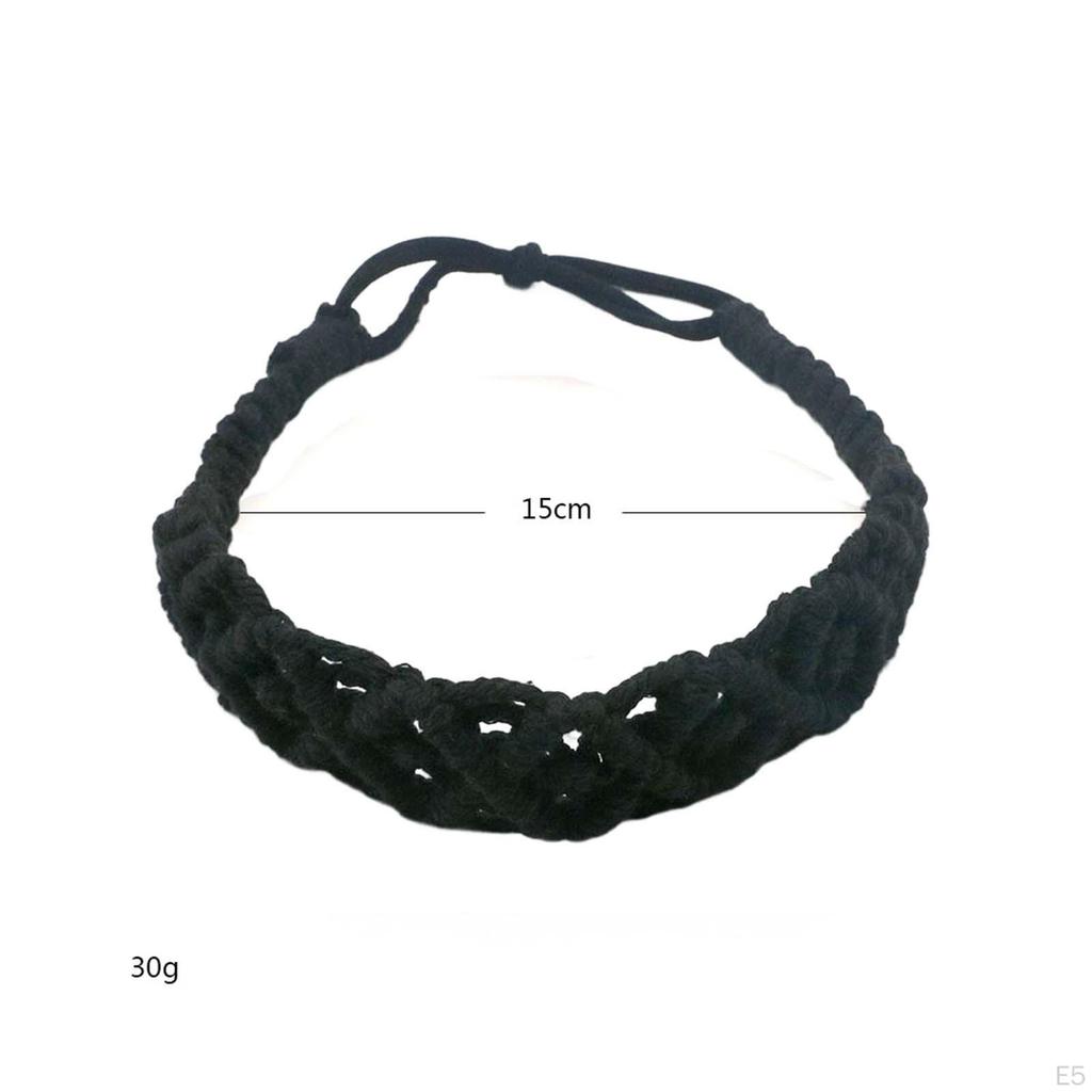 Woven Rope Headband Casual Hair Band Accessories for Yoga