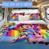 Grand Chase Print Pattern Bedding,Quilt Set Quilt Cover Pillowcase Home Birthday Gift (1*duvet Cover+2*pillowcase,without core)XSJT0917040