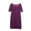 Banana Republic Short sleeve cashmere knit Knee-length dress S purple Women Used