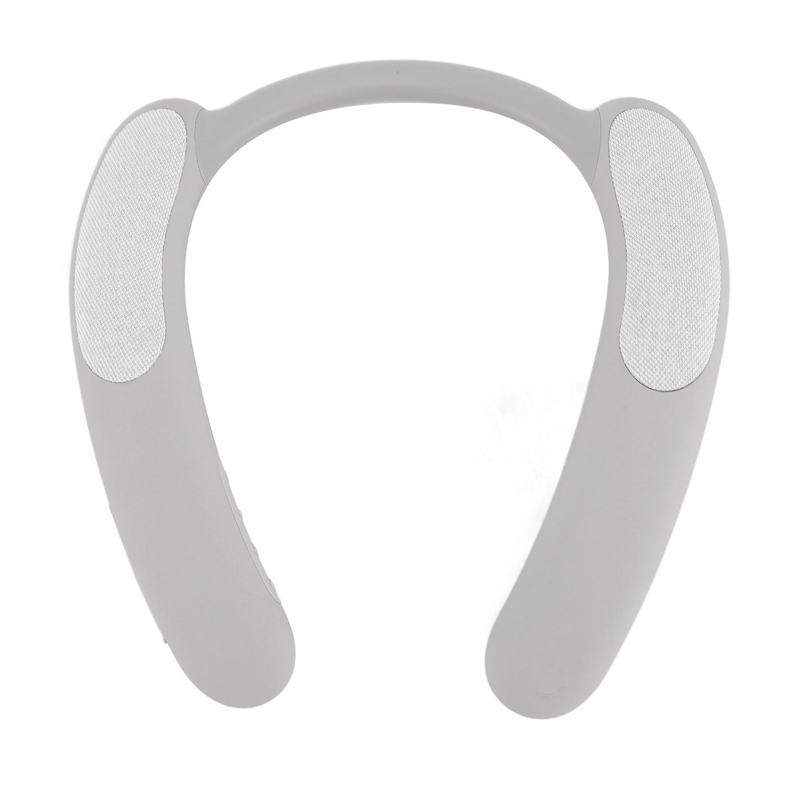 

Беспроводной шейный динамик BT, портативный шейный динамик с поддержкой микрофона BT 5.3 серый