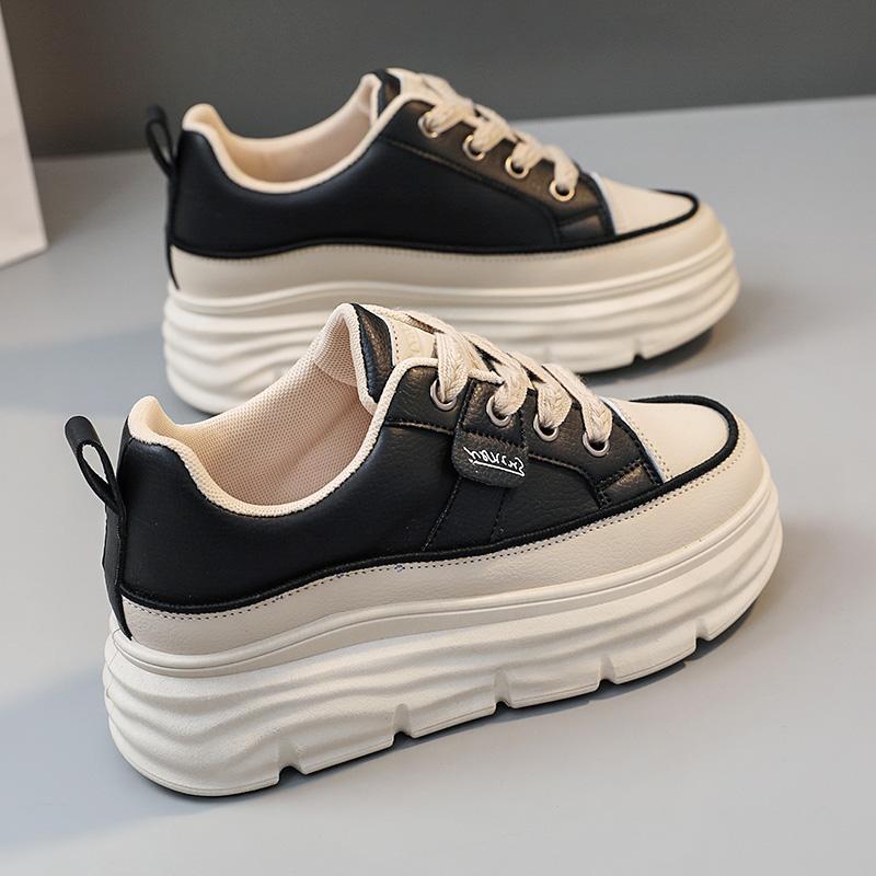 Wedges Shoes for Women Hidden Heel Sneakers Autumn Spring Women White Platform Shoes