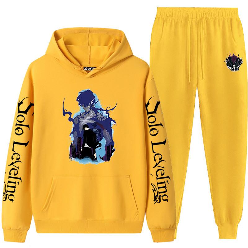 Vylepšil jsem si sólo levelingové mikiny, legíny a sady s kapucí pro páry v rámci mezinárodního partnerství.