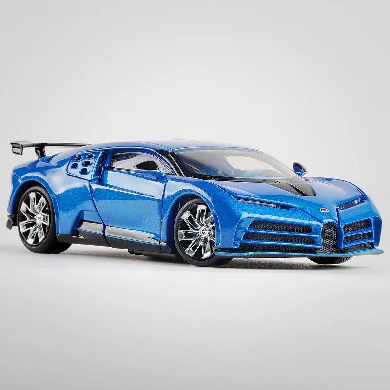 1/32 Bugatti EB110 Centodieci Legierung Automodell Druckguss Spielzeugfahrzeuge Stoßdämpfer Sound und Licht Sammlung Auto Spielzeug Geschenk