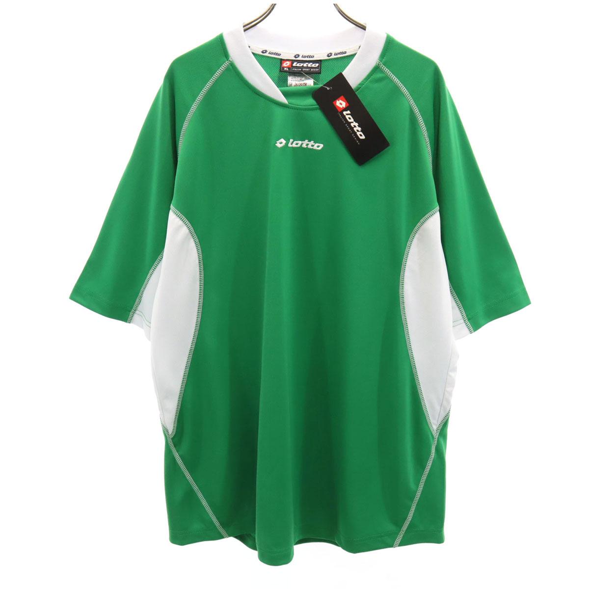 

неиспользованный тренировочный LOTTO с коротким рукавом Носить XL зеленый Мужской Б/У