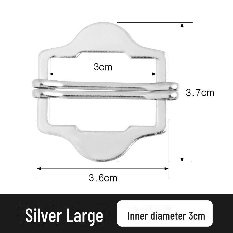 Unisex Metalowa Japońska Klamra Trójstopniowa do Regulacji Garniturów i Ogrodniczek