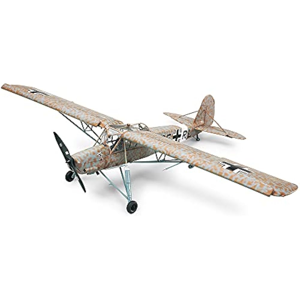 Модель самолета Tamiya 1/48 Masterpiece Aircraft Series No.100 ВВС Германии Fieseler Fi156C Storch Model 61100