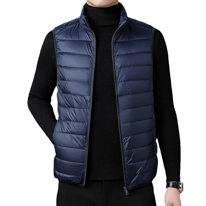 Spring, Autumn and Winter Thin Men's Vest Slim Fit Inside and Outside Wearing A Vest Cotton Coat and Horse Clip Fashionable Daily Jacket