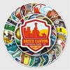 50 National Park Waterproof Removable Stickers: Personalized Graffiti Decor for Suitcases and Walls