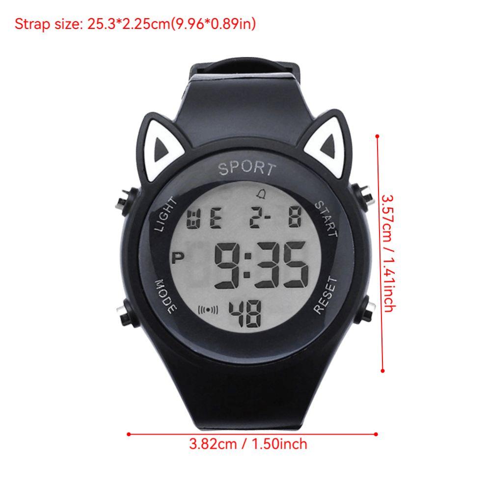 with Bracelet Digital Watch Silicone Sports Electronic Watch Fashion Kids Watch  for Students