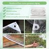 Clear Vinyl Tarp Waterproof PVC Tarpaulin, Transparent Poly Cover for Outdoor, Awning, Canopy, Patio Enclosure