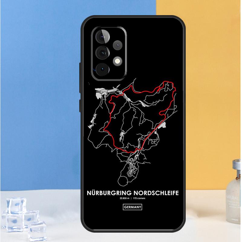 Motor Sport Nurburgring For Samsung Galaxy A05 A06 A13 A33 A53 A36 A26 A16 A54 A34 A14 A32 A52 A55 A35 A15 A56 Case