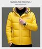 2025 Men's Winter Thickened Stand Collar White Duck Down Jacket