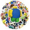 Roblox Graffiti Stickers 50pcs Unique Waterproof Vinyl Decals For Skateboard Helmet Water Bottle Laptop Luggage Kids Teens Fans
