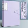 1Pcs Pp High Transparency And Waterproof Insert Brochure 60/100 Pocket A4 File Folder Suitable For A4 Size Documents And Papers