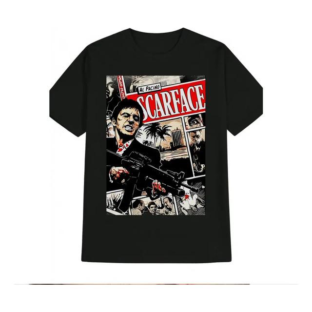Camiseta Con Estampado De Poster De Pelicula Scarface, Unise L