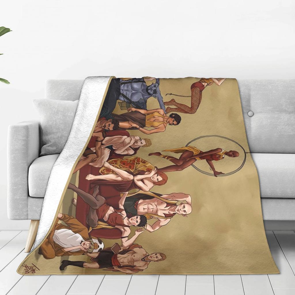 Dragon Age Inquisition - PJ's Series Blankets Portable Flannel Sofa Throw Blanket for Couch Bedding Office Throws Bedspread