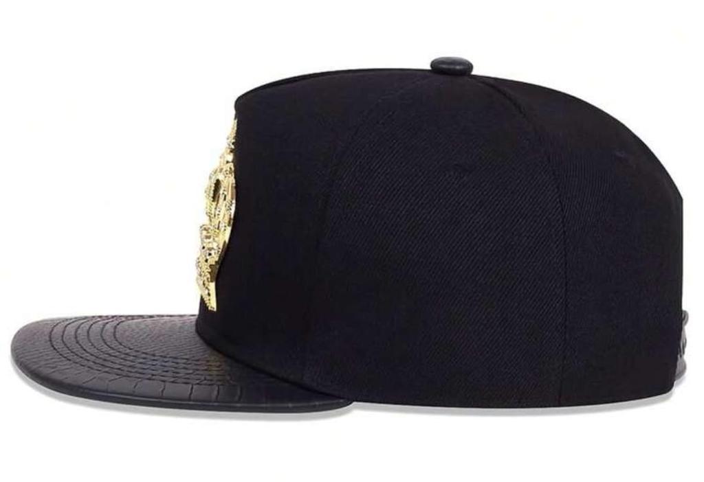 Sproutsy Men's Cool Hip Hop Crown Cap (Gold)