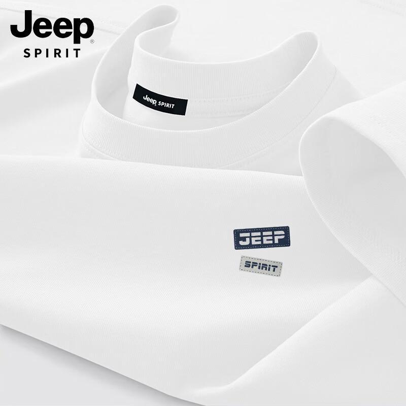 

JEEP SPIRIT Men s 100% Cotton Short Sleeve Round Neck T-shirt M