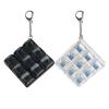 Keyboard Fidget Keychain Antistress 9 Keys Keyboard Button Fingertip Key Pendant Stress Relief Toys For Children Adults Gift