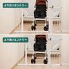 BABELIO Stair Baby Ultra Wide Instalační Šířka Automatická Bez vrtání Snadná instalace Výška domácího mazlíčka 76 cm Brána, 90-141 cm, Zavírání, Nutné, Brána,