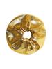 Kids Metallic Ruffle Elastic Hair Scrunchie Wide Hair Band Ponytail Holder Hair Tie for Girls Headwear