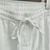 Men's High-End Chinese Style Cotton Linen Pants - Spring/Autumn Thin, Loose, Straight, White Casual Trousers