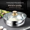 ZISIZ 32cm SUS304 Stainless Steel Mixing & Proving Bowl