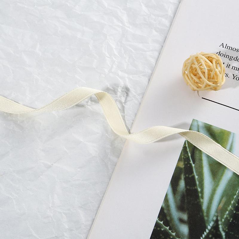 Double-Sided Matte Webbing Thickened Polyester-Cotton Jewelry Trophy Decorative Accessories Bow Colored Ribbon