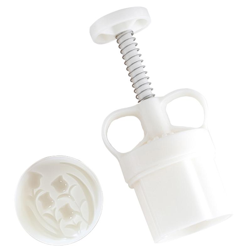 

Tulips Flower Moon Cakes Press Molds Cookie Stamps Chinese MidAutumn Moon Cakes Maker Decorating Tool for Making Cookie 1