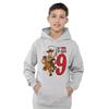 Toy Story Childrens/Kids IÂ´m 9 Woody Heather Birthday Pullover Hoodie