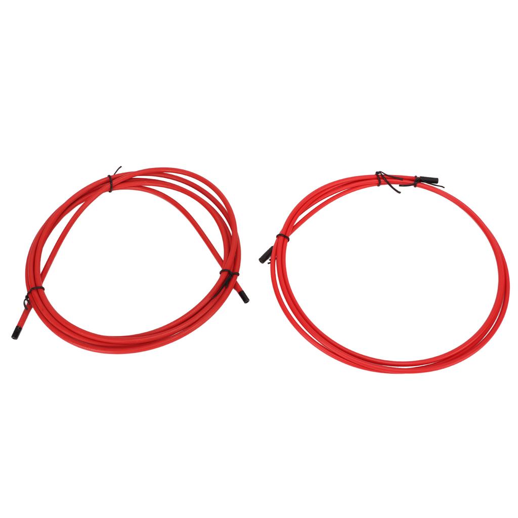 Bike Brake Cable Housing Kit Bike Shift Cable and Transmission Cable for Mountain Bike Road Bike Red
