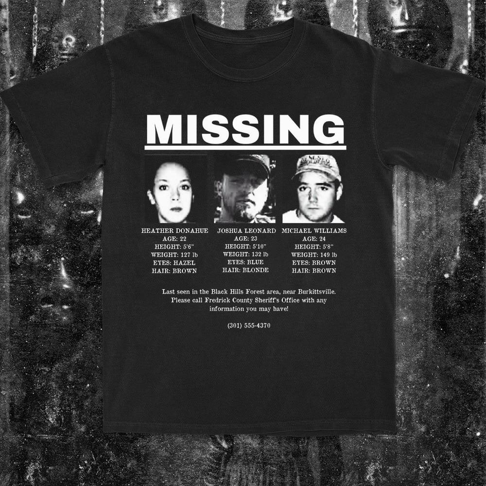 Retro The Blair Witch Project movie graphic Tee Unisex Short Sleeve Shirt S-5XL Unisex T-Shirt XXXXL