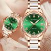 ORKINA Women Automatic Watch Luxury Brand Sunbeam Dial Auto Date Ceramic Steel Band Lady Business Dress Mechanical Wristwatch
