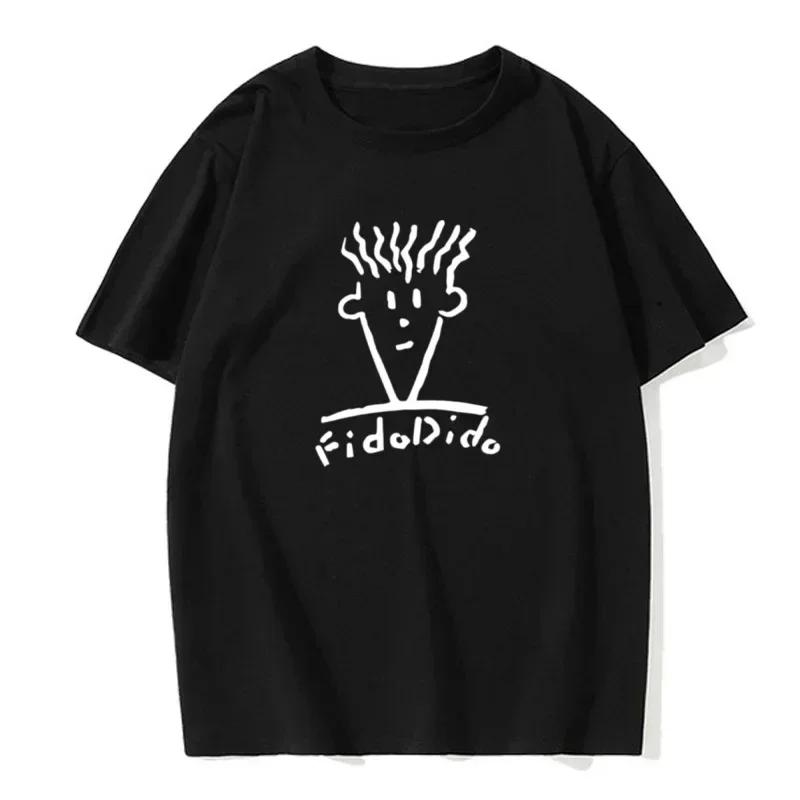 

Summer Casual Fashion T-Shirt Harajuku Printed Streetwear T-Shirt Fido Dido Pop Drink Clothing Cute T-Shirt 2025 Women s Shirt 3XL