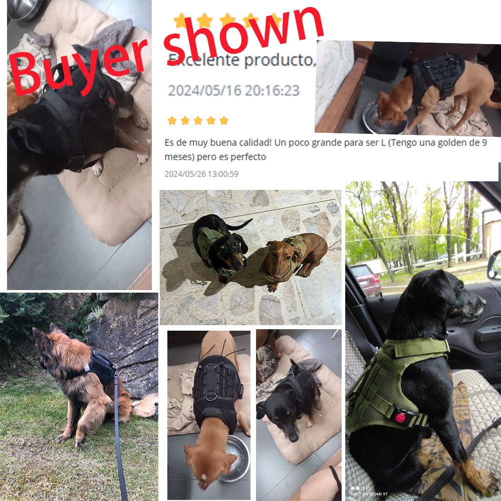 Taktisches Trainingshund No-Pull Sicherheitsgeschirr Weste Verstellbares Hundewestengeschirr Zum Spazierengehen Wandern Laufen Für Mittelgroße Große Hunde