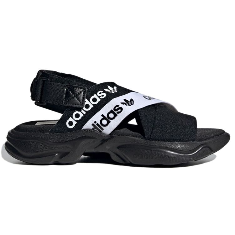 Adidas Originals Magmur Sandal Beach Sandals Women Sandals Black EF5850