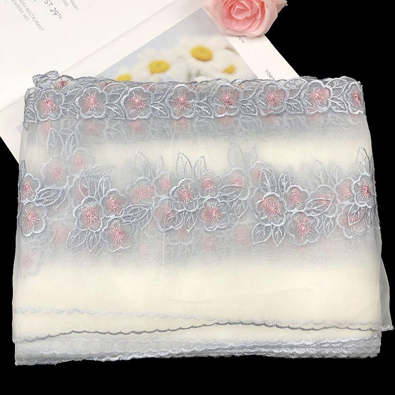 Diy handgefertigte Materialien 30 Yards Auto Barbie Rock Dekoration Mesh Spitze Home Textile Zubehör Mesh Pailletten Stickerei Spitze