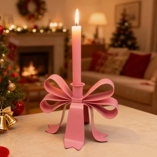 Železný svícen na kónické svíčky Stojan na kónické svíčky Svícník Stolní středový prvek Sváteční párty Domácí kancelář Stolní dekorace Ornament