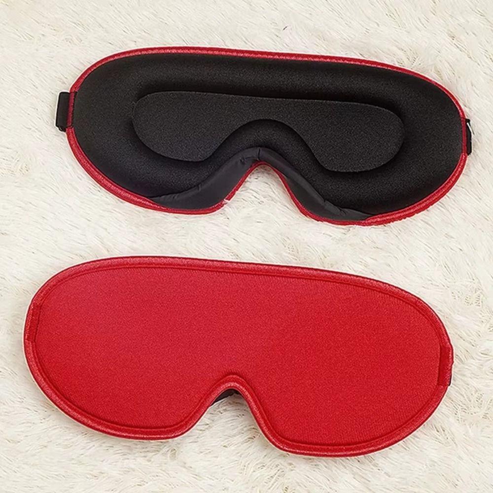 Soft Foam 3D Ice Silk Eye Mask Comfy Material Eye Shade Blindfold Sleep Mask  Sleeping Aid