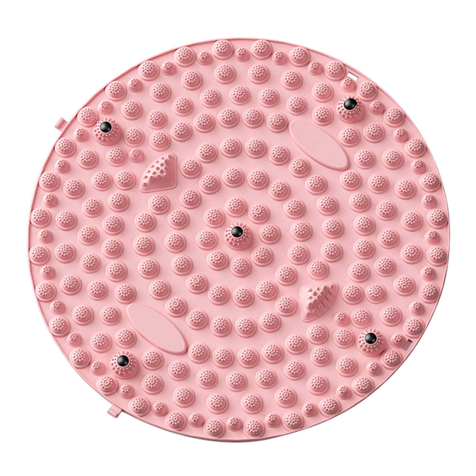 

Массажный коврик для ног с магнитотерапией, акупрессурный, эргономичный, для расслабления ног, подушечка для точечного массажа для облегчения боли в ногах TPR розовый