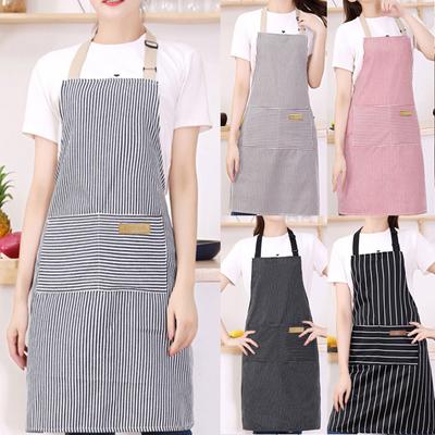 Fashion Apron With Pocket Stylish Lightweight Washable Apron For Barbecue
