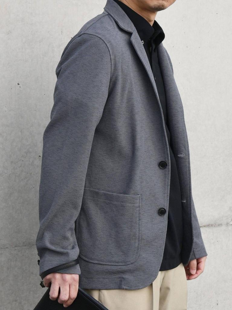 SHIPS any Machine Summer Knit 2025 Charcoal Size S Knit, Washable, Jacket, Men's, Spring/Summer, Gray, (712910003)