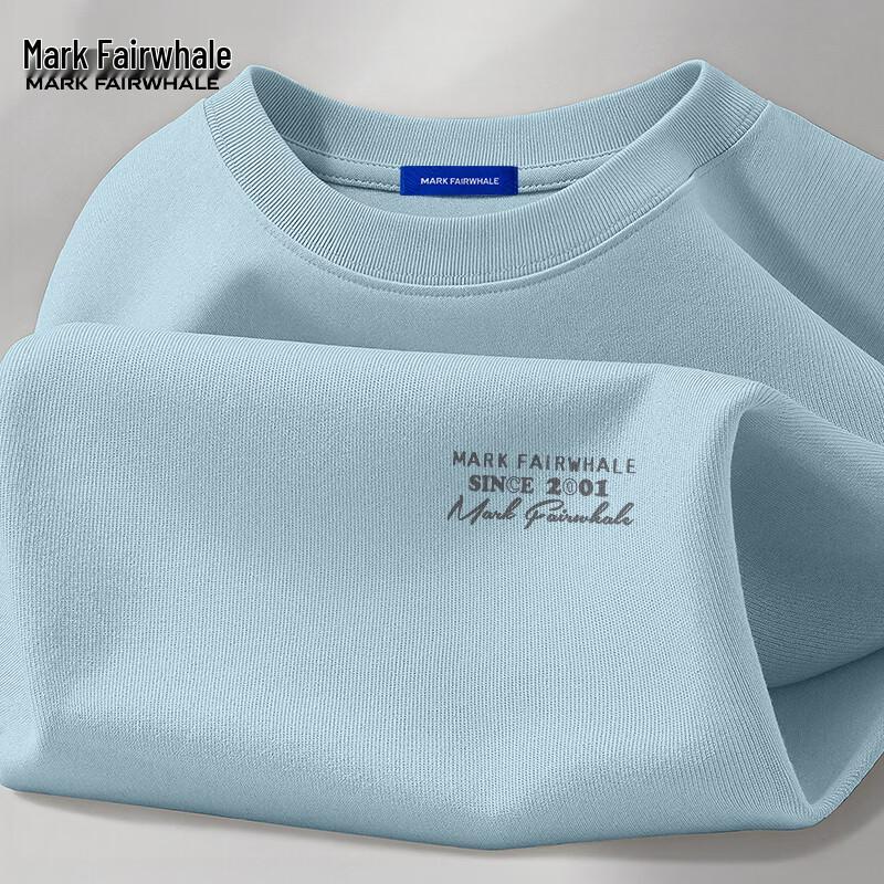 

MARK FAIRWHALE Men s Heavyweight Cotton Long-Sleeve T-Shirt 3XL