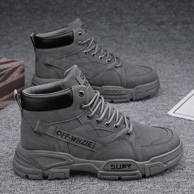 Martin Stiefel Herbst High-Top Retro Kampfstiefel Outdoor Bergsteigen Wüsten Arbeitsschutz