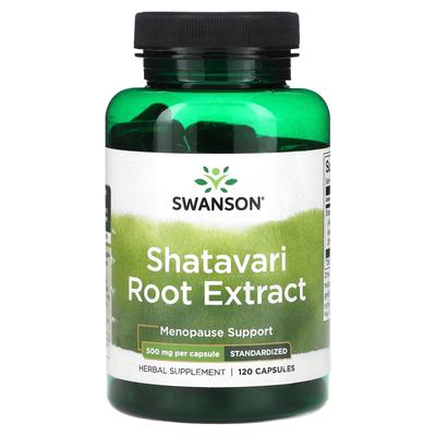 Extrait de Racine de Shatavari, 500 mg, 120 Gélules